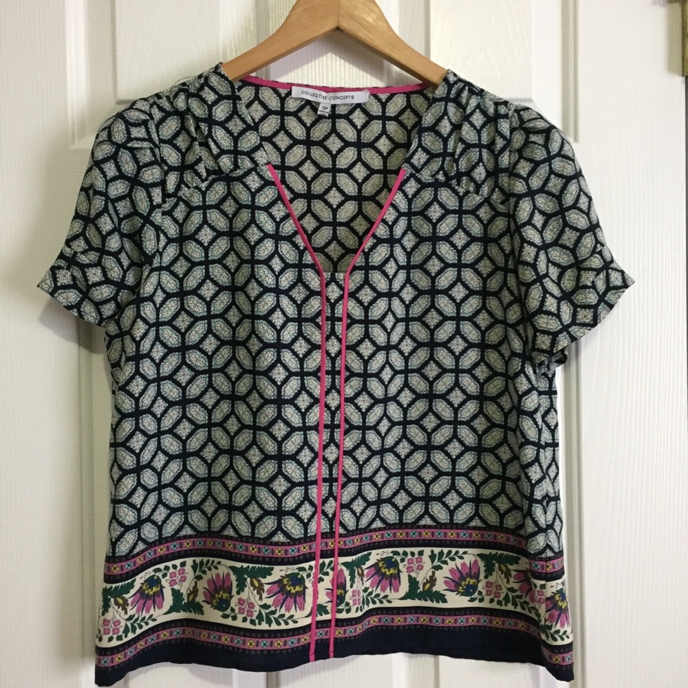 π Stitchfix printed blouse - Picture 3 of 7
